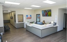 Front desk at Integrity Urgent Care in Wichita Falls
